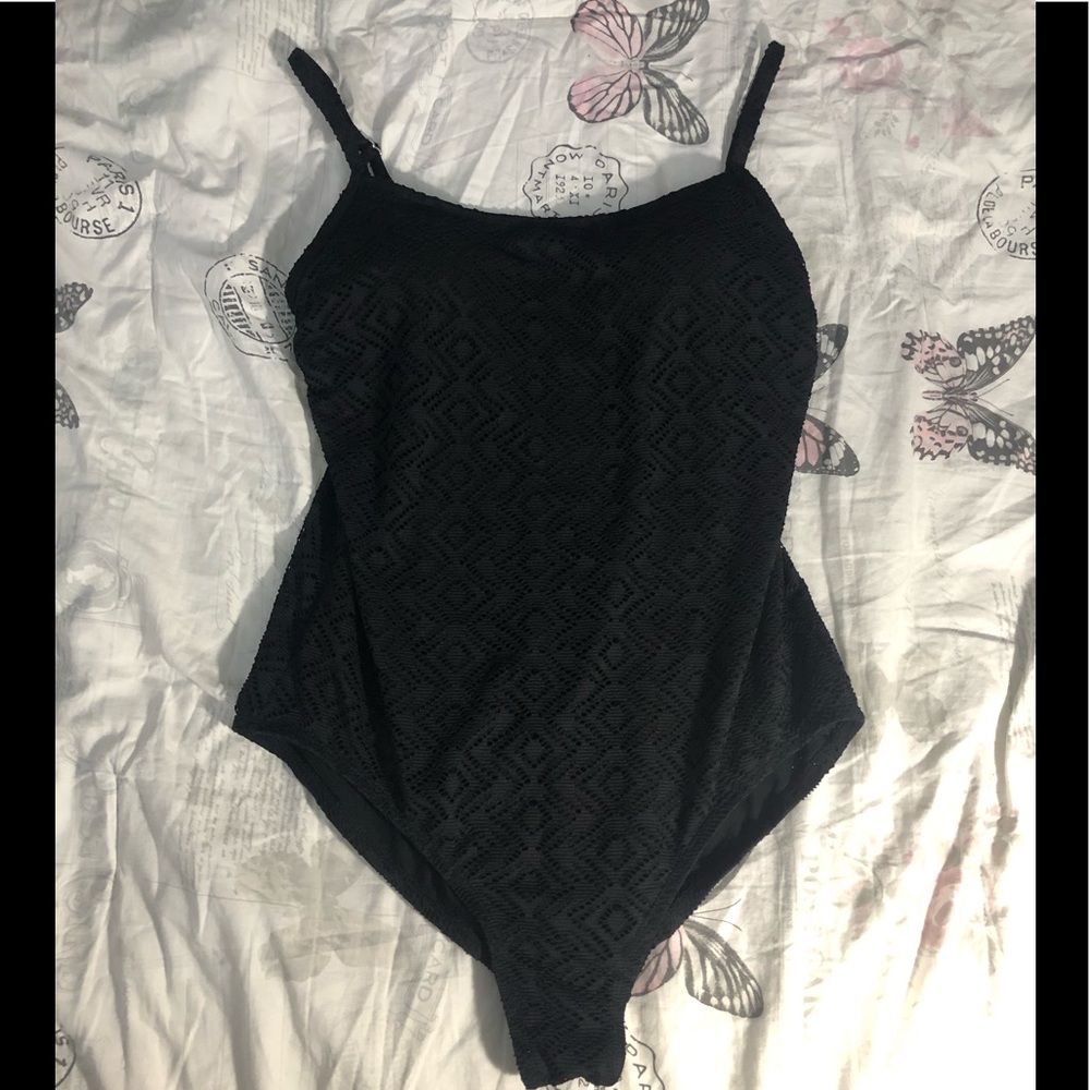 Black swimsuit
